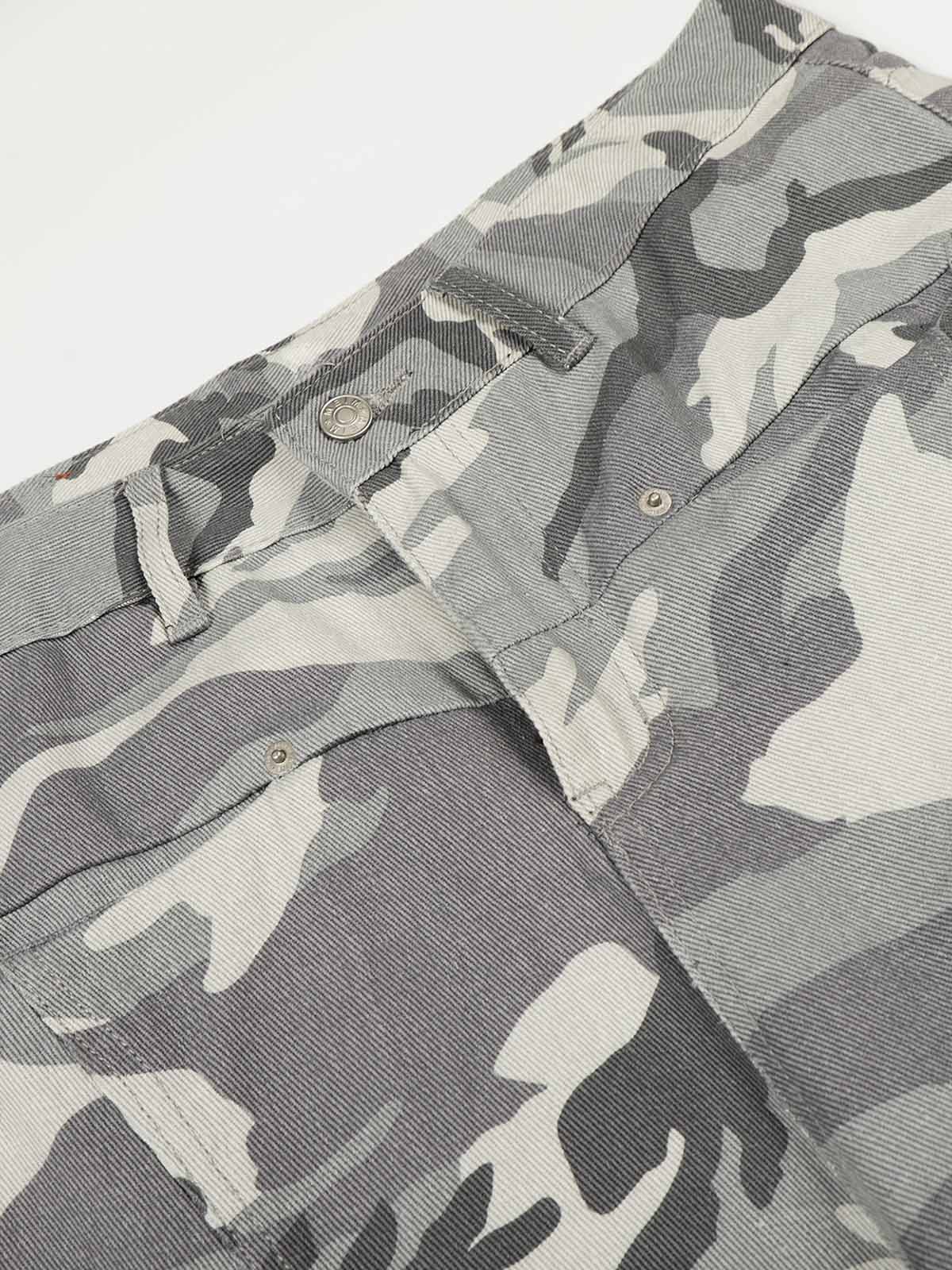 Small Curved Blade Camouflage Jeans - Image 7