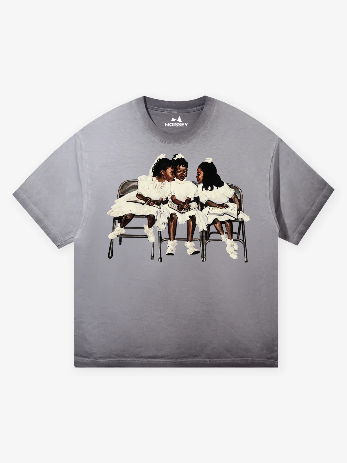 Laughing Black Girl Gradient Print 230g T-shirt - Image 11