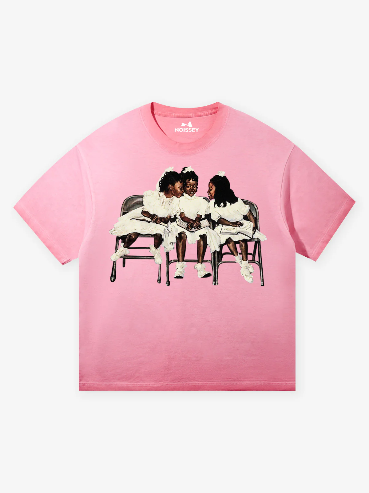 Laughing Black Girl Gradient Print 230g T-shirt - Image 4