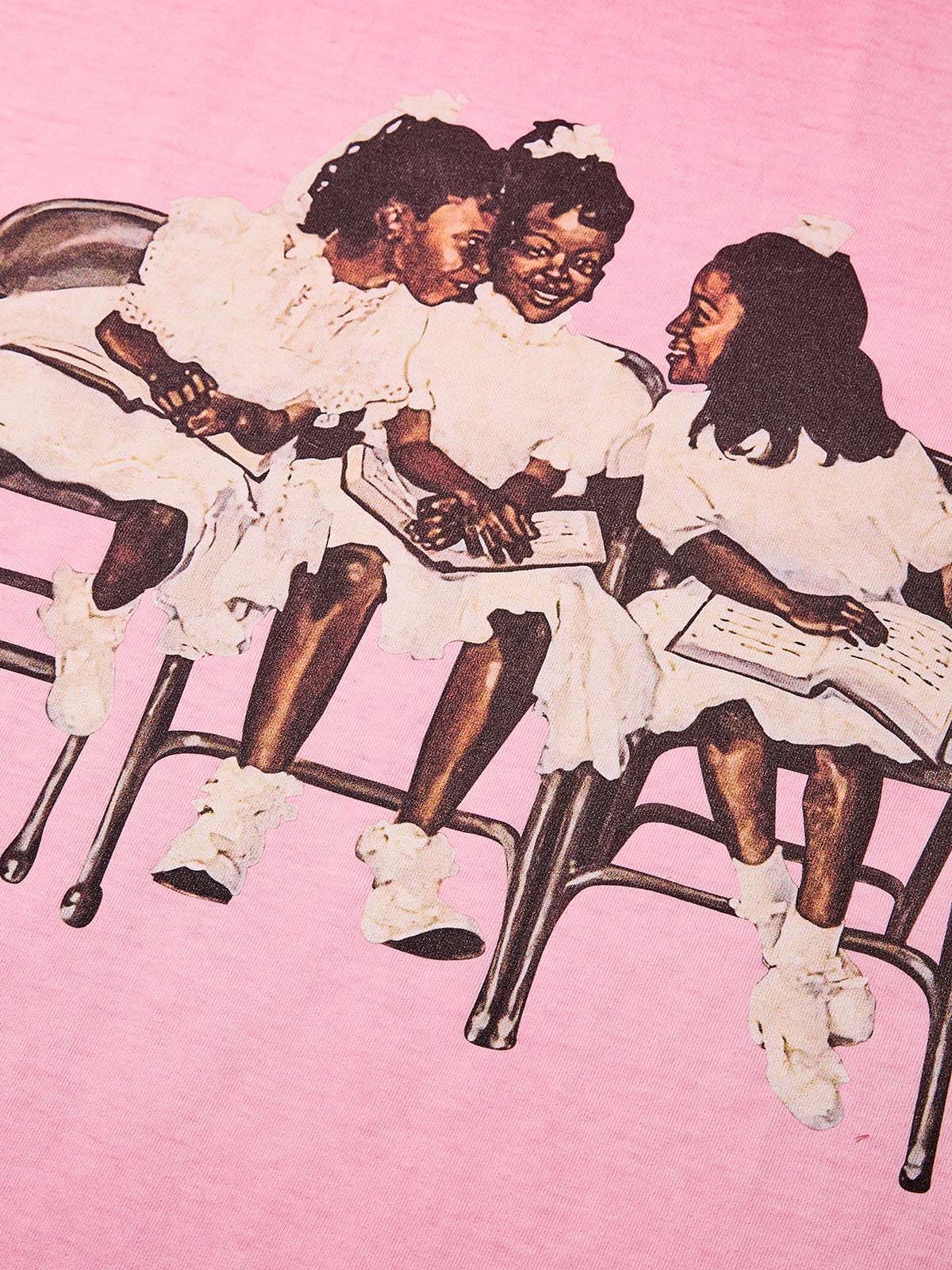 Laughing Black Girl Gradient Print 230g T-shirt - Image 8