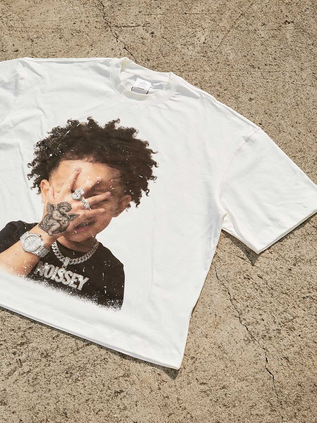 Urban Rebel Angel Child Graphic Tee - Streetwear Oversized T-Shirt - Image 8