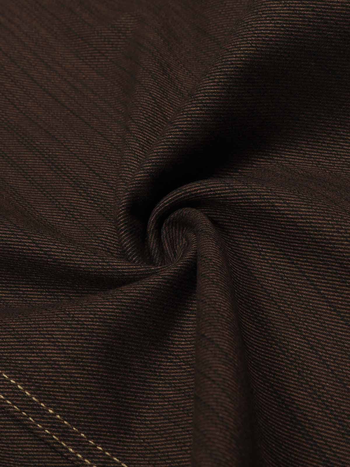 Striped Saber curve Jeans - Image 4