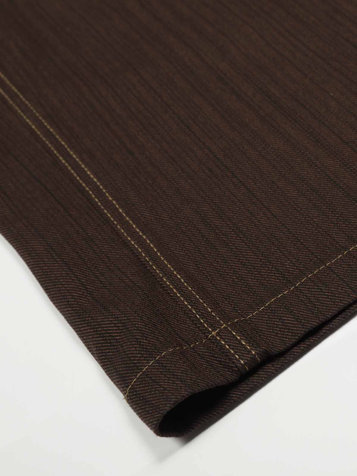 Striped Saber curve Jeans - Image 5
