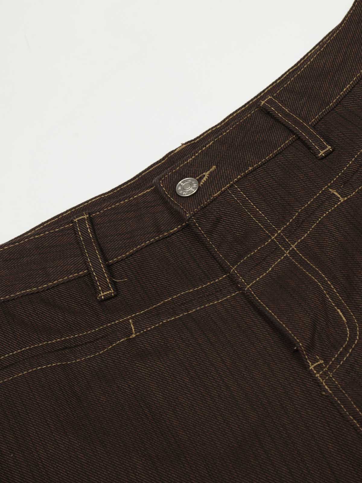 Striped Saber curve Jeans - Image 7