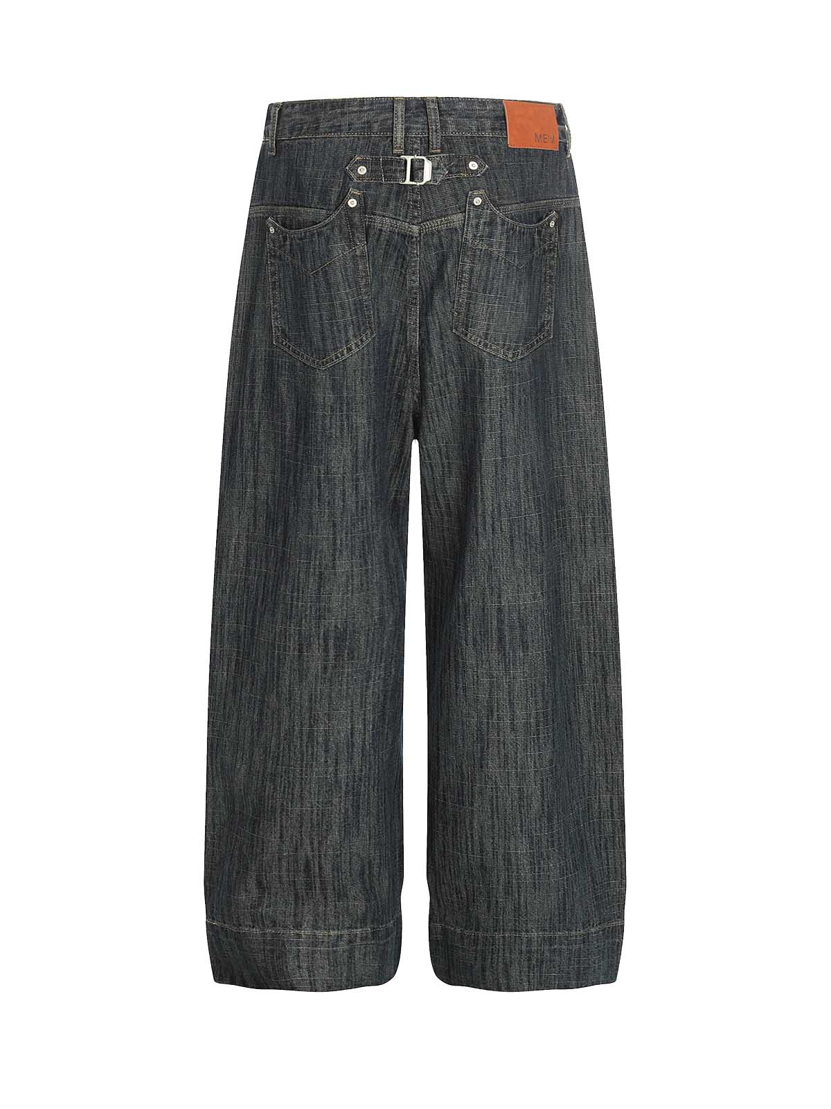Striped Straight leg Jeans - Image 3