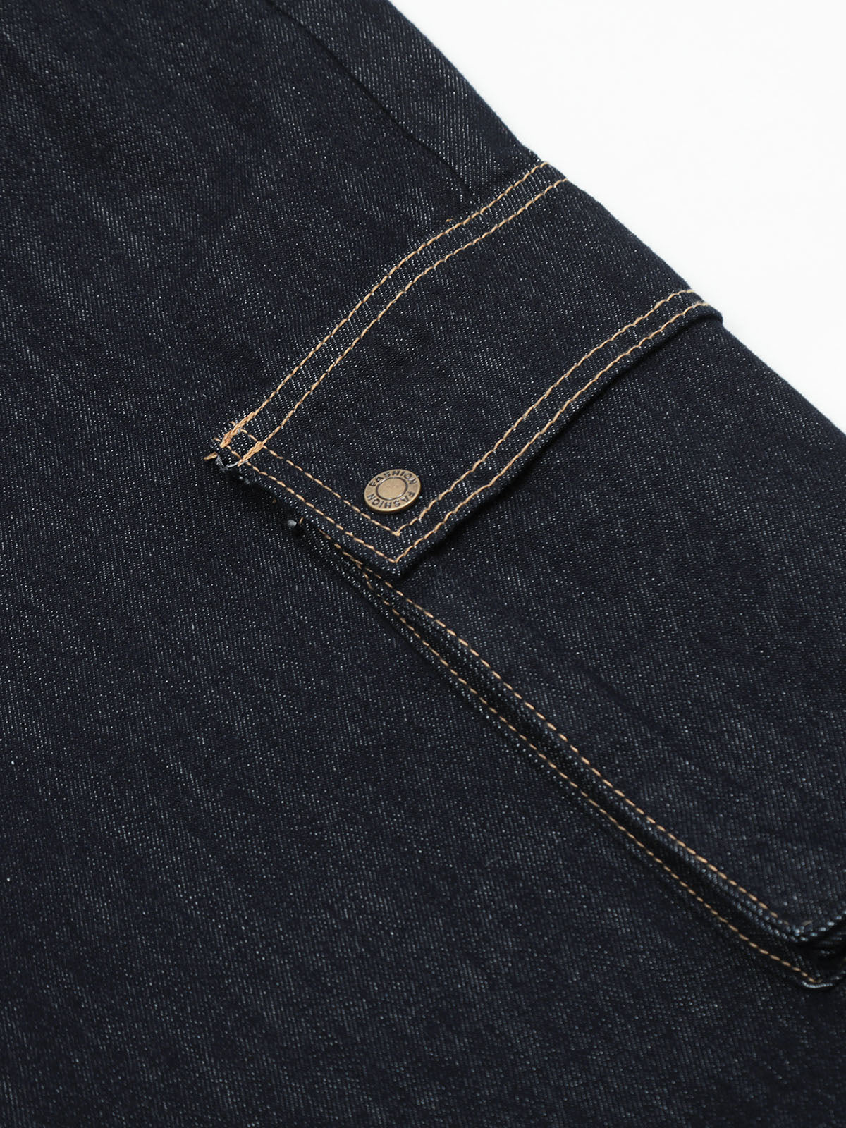 Stylish Streetwear Multi-Pocket Jeans - Image 6