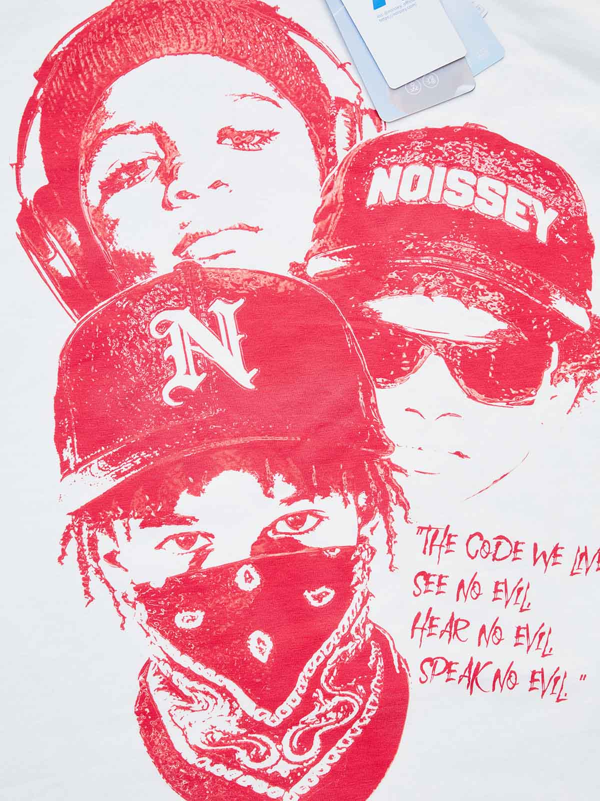 "The Code We Live By" Graphic Tee - Urban See No Evil T-Shirt - Image 7