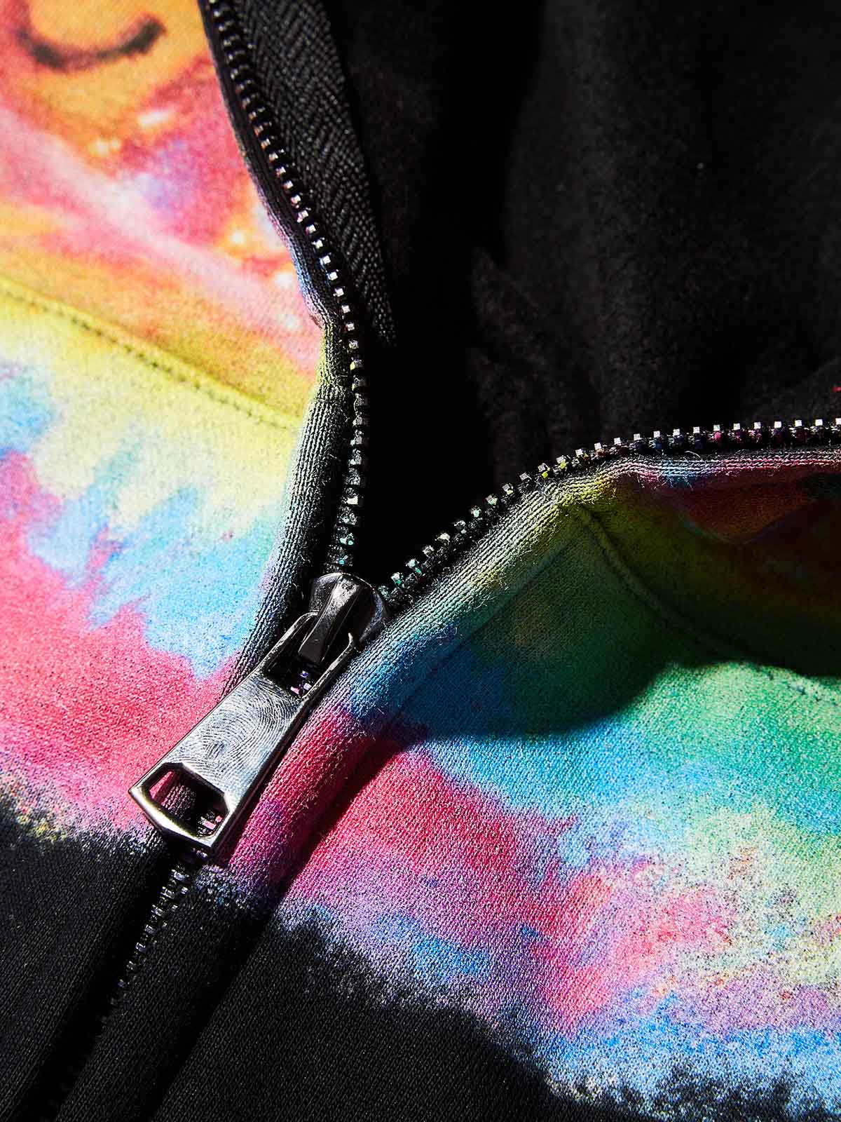Thermal Imaging Art Grills Warm Zip-up Hoodie - Image 8