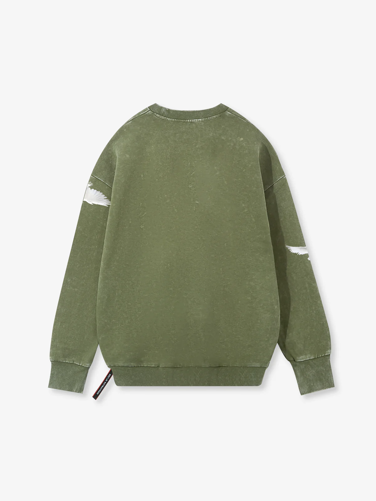 UNKNOWN ALLURE© Black Madonna 430g Vintage Wash Crewneck Sweatshirt - Image 12