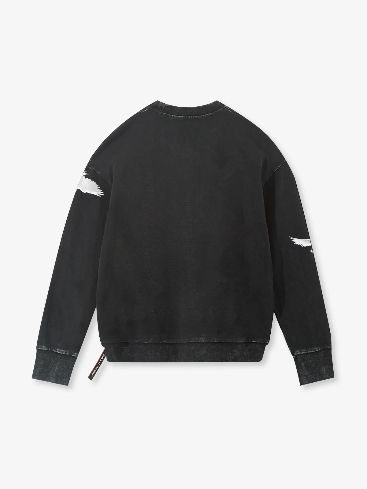 UNKNOWN ALLURE© Black Madonna 430g Vintage Wash Crewneck Sweatshirt - Image 4