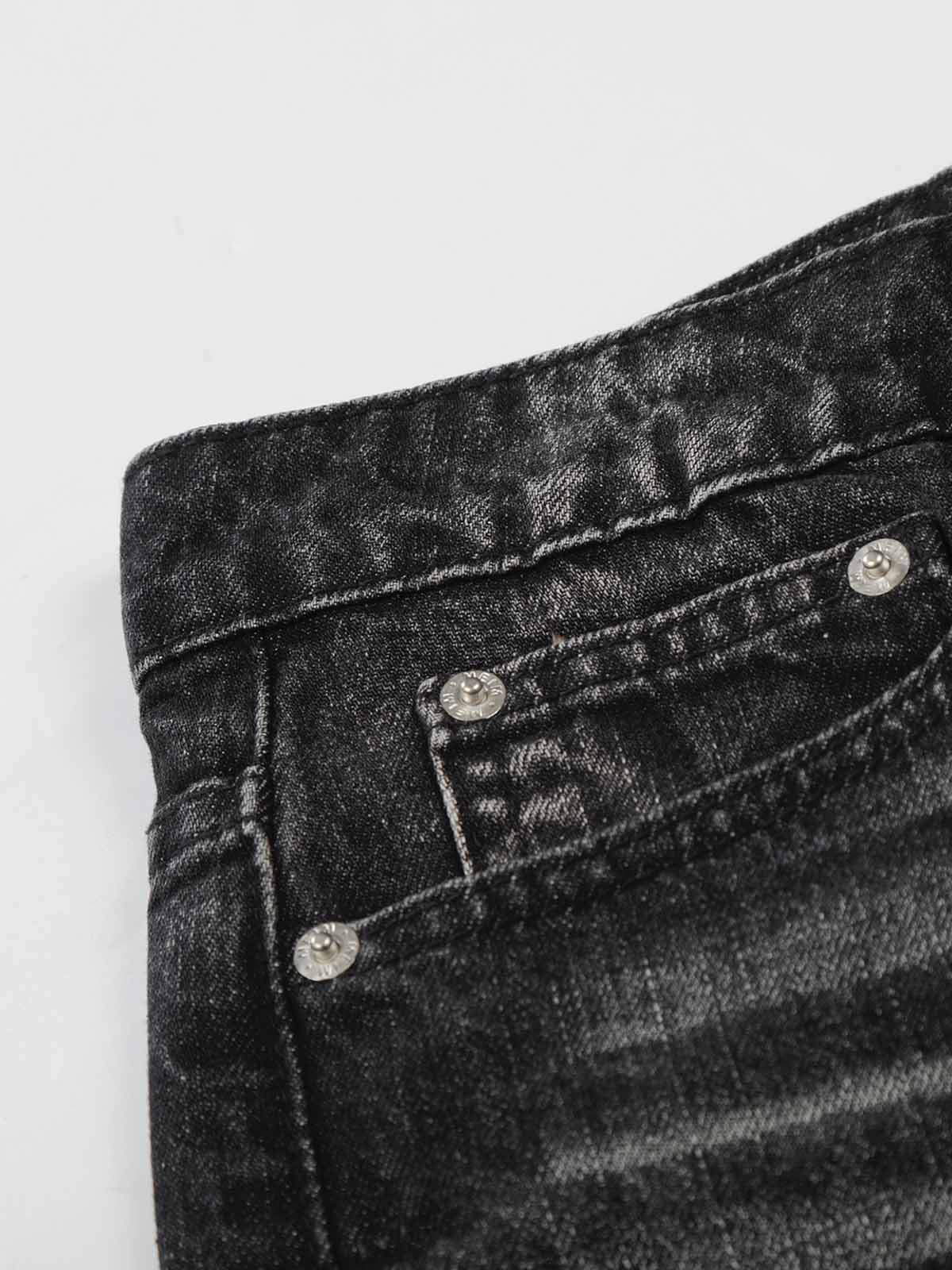 Vintage Washed Straight-Leg Wide-Fit Jeans - Image 6