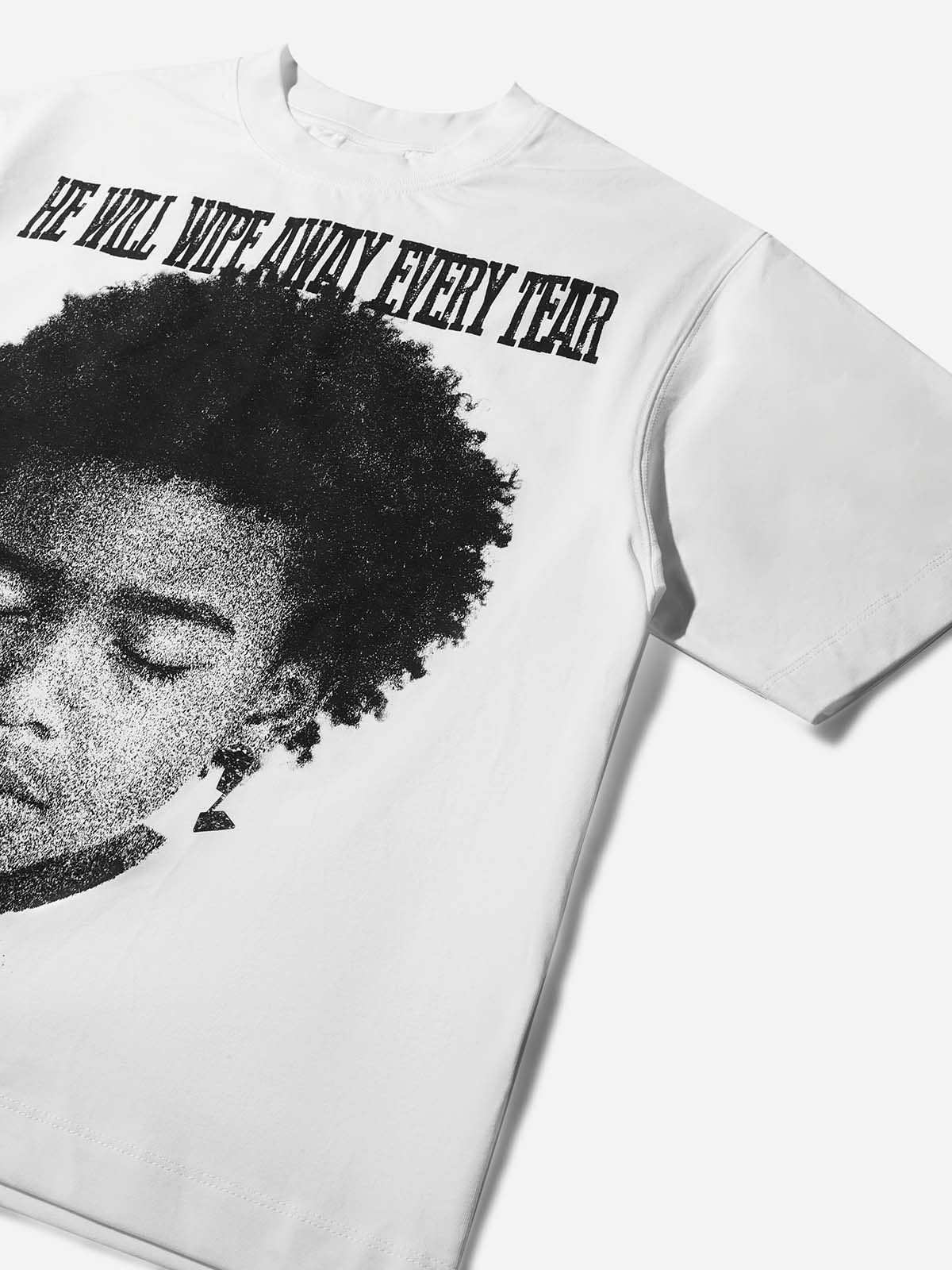 "Wiping Tears with Money" Boy Print T-shirt - Image 6